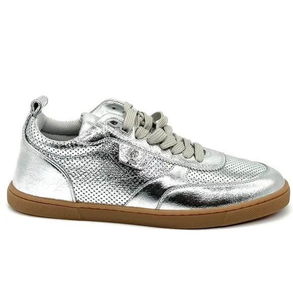 Christian Louboutin TUTTI RUI Donna Perforated Leather Sneakers Flat Shoes - Picture 10 of 16